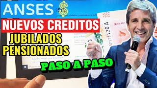 💲Jubilados ANSES Nuevos CRÉDITOS a pagar en 5 años➕Adelanto de Haberes en el Cobro de ANSES❗💵💳 [upl. by Lavella]