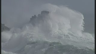 Storms wreck sea defences and livelihoods in Cornwall [upl. by Inanaup]