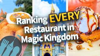 Ranking EVERY Restaurant in Magic Kingdom [upl. by Ahsema]