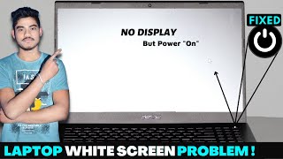 How To Fix quotLaptop White Screenquot Show White Screen Windows 10 laptop blank screen 2022 [upl. by Okimuk145]