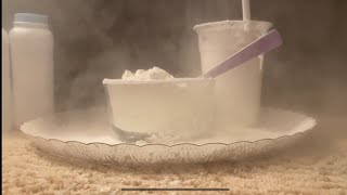 BPPOWDER cornstarch Eating and Drinking 🗣 ASMR sounds LOUD [upl. by Nylzor]