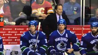 Line brawl 11 min ver Calgary Flames vs Vancouver Canucks 11814 NHL Hockey [upl. by Samuel]