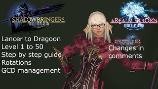 Final Fantasy 14 Lancer to Dragoon guide Level 1  50 in detail [upl. by Catherine141]