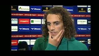 LazioGenoa 10 Intervista Mattèo Guendouzi [upl. by Saixela458]