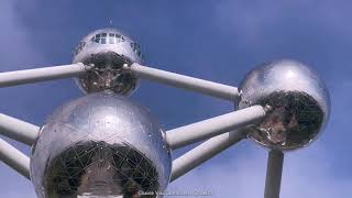 Bruxelles tour de la ville Place Royal Grande Place MannekenPis Atomium [upl. by Ettenor]