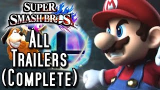 Super Smash Bros Wii U ALL Trailers Complete [upl. by Leopoldeen]