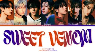 ENHYPEN Sweet Venom Lyrics 엔하이픈 Sweet Venom 가사 Color Coded HANROMENG [upl. by Hartzel]