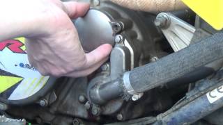 Suzuki LTR 450 Oil Change [upl. by Benton]