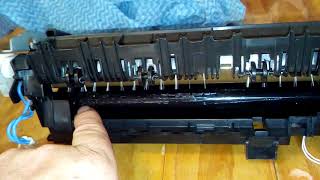 Part 2 mfc8910dw brother fuser unit advanced repair fix paper jam [upl. by Colbye]