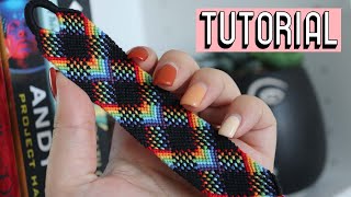 PRISM BRACELET TUTORIAL CC  Friendship Bracelets [upl. by Negyam406]