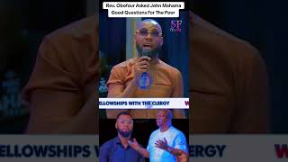 Rev Obofour asked John Mahama a good question for the poor trendingvideo ghana johnmahama [upl. by Marline]