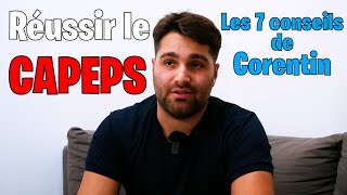 Réussir le CAPEPS les 7 conseils de Corentin [upl. by Mariana]