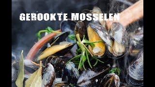 Gerookte mosselen  FireampFood TV [upl. by Nnhoj]