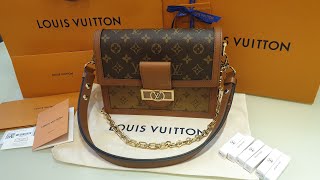 LOUIS VUITTON DAUPHINE Monogram  Unboxing [upl. by Swanhildas]