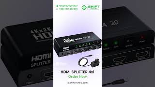 HDMI Splitter 4 in 1 SHIFT TECH BD [upl. by Araccat]