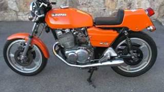 Laverda 500 alpino montjuic replica [upl. by Nylekoorb]