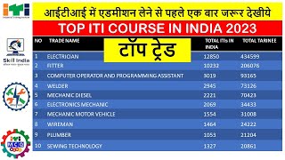 ITI Best Trades 2023  Top 10 iTi Trade in india  ITI Best Trade Jo dilaye Jldi Govt Job [upl. by Frazier]