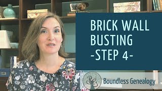 Genealogy Brick Wall Busting Step 4  Make a Research Plan [upl. by Isa]