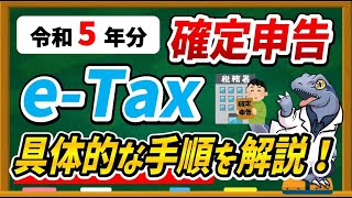 【令和５年分】eTaxで確定申告する具体的な方法・手順について徹底解説します！ [upl. by Redna630]