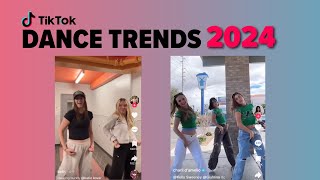 TOP dance trends 2024 on TikTok  Compilation [upl. by Aicatsue]