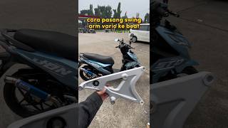 beat pake swing arm 🤨 jonsikaye swingarm beatmodifikasi beatdeluxe vario [upl. by Enecnarf]