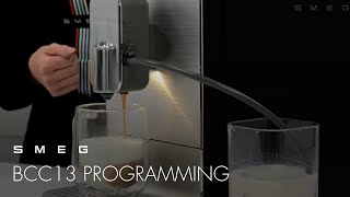 How to Programme your Bean to Cup Machine  Smeg BCC13 [upl. by Martha]