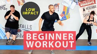 30 minute fat burning home workout for beginners Achievable low impact results [upl. by Dorice231]