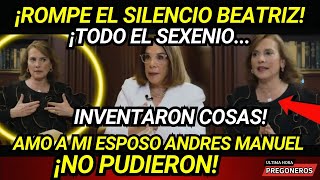 ULTIMA ENTREVISTA ¡ROMPE EL SILENCIO BEATRIZ GUTIERREZ CACHETADA CON GUANTE BLANCO A DETRACTORES [upl. by Rodolph]