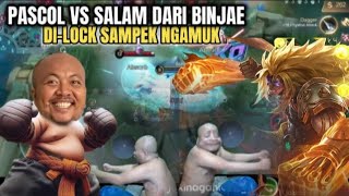 PASCOL VS SALAM DARI BINJAE‼️DILOCK SAMPEK NGAMUK‼️LAWAH KKJ AJA KAU BUJAANG [upl. by Fradin]