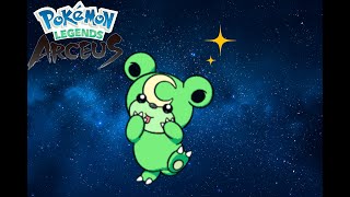 Pokemon Legends Arceus  Massive Mass Outbreak SHINY TEDDIURSA [upl. by Ries97]