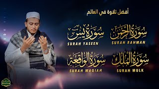 Most Beautiful Recitation of Surah Yasin Surah Rahman Surah Waqiah Surah Al Mulk  By Alaa Aqel [upl. by Rod483]