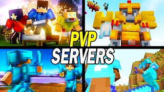 Top 10 Best Minecraft 119 PVP Servers Kit PVPFactionsSky WarsBedwars [upl. by Latricia6]