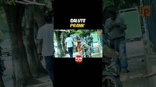 SalutePrank funpataka ytshortsindia shorts pranks [upl. by Sudnak]