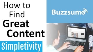 How to Find Great Content BuzzSumo tutorial [upl. by Neilson815]