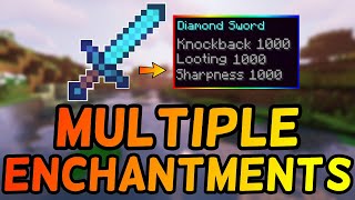 How To Get Multiple High Level Enchantments on ONE Item in Minecraft 2020 [upl. by Kwok]