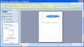 11 Microsoft Publisher 2007 An Introduction [upl. by Yelreveb752]