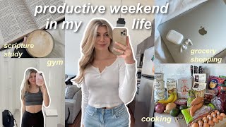 productive fall weekend in my life  soulcycle workout healthy groceries amp cooking home decor [upl. by Nye]