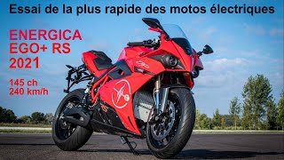 Energica EGO RS 2021 essai détaillé de la plus rapide et endurante moto électrique [upl. by Varney]