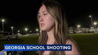 Student recalls seeing gunman during Georgia school shooting [upl. by Locklin]