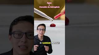 Sangue X Peróxido de Hidrogênio 😯👨‍🔬🩸 enfermagem medico experiencia ciencia [upl. by Nyladnek]