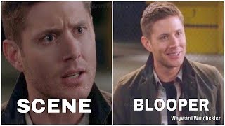 Supernatural Season 11 Gag Reel Bloopers VS Actual Scenes [upl. by Radferd672]