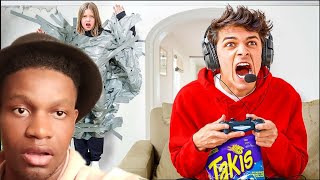 Hilarious moments with Brent Rivera as the worlds worst babysitter😂 [upl. by Kaliski97]