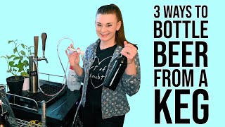 3 Ways to Bottle off a Carbonated Keg [upl. by Kciderf]