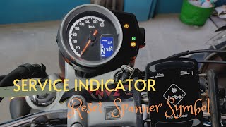 Service Indicator  To Reset Spanner Symbol Blink  Honda Hness CB350  in Tamil [upl. by Mraz]