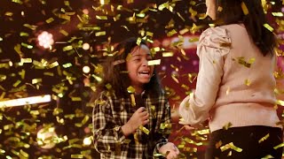 Fayth Ifil 12YearOld Wins Simon Cowell’s GOLDEN BUZZER With Proud Mary by Tina Turner [upl. by Brocky]