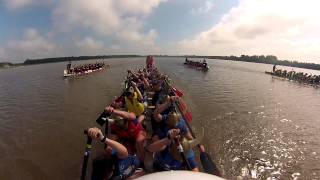 Course de bateauxdragons 13 juin 2015  réservoir Beaudet [upl. by Daisey53]