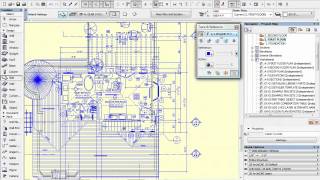 ArchiCAD Tutorial  How to Trace 2D Drawings to Quickly Create a 3D Model [upl. by Yeclehc]