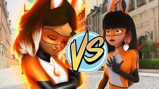 VOLPINA VS RENA ROUGE amp LADYBUG BATALLA DE RAP EN ESPAÑOL [upl. by Erdna]