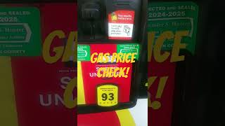 Gas price check eastern Ohio gas gasprices inflation sidehustle shortsfeed [upl. by Norraa]