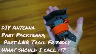 QRP Portable self contained DIY Antenna Packtenna LNR Trail Friendly [upl. by Yoshiko]